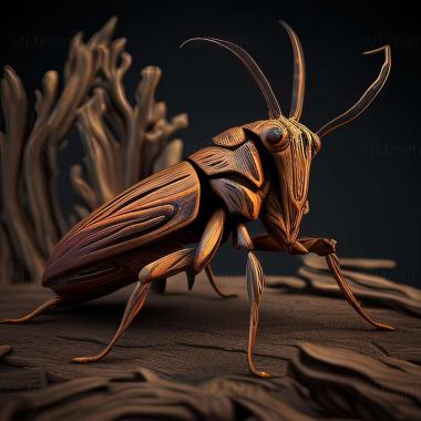 3D model Lithocantharis lunglokshuiensis (STL)